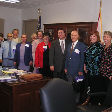 Palmetto Senior Benefits team members meet with official community leaders